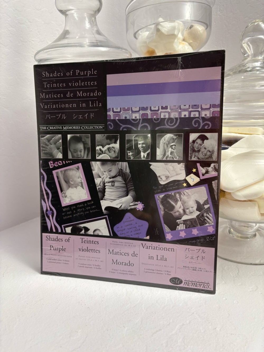 Creative Memories SHADES OF PURPLE Photo Mounting Paper Pack NIP Retired